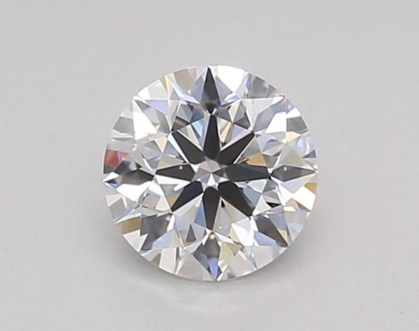 0.71 Carat Round Cut Lab-Created Diamond For Sale