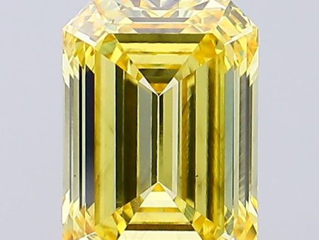 3.55 Carat Emerald Cut Lab-Created Diamond Online now