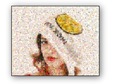 Photo Mosaic Canvas Print Online