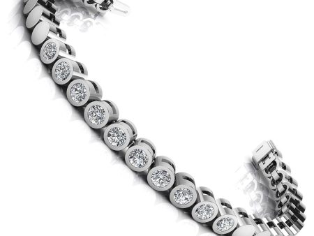 1.00-2.00 CT Round Cut Diamonds - Tennis Bracelet Online