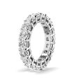 Magnificent 2.50 CT Round Cut Diamond Eternity Ring in 14KT White Gold Online Sale