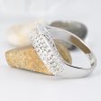 Chic 0.60 CT Round Cut Diamond Wedding Band in 14KT White Gold Online Hot Sale