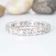 Luxurious 2.00 CT Round Cut Diamonds - Eternity Ring in 18KT White Gold For Sale