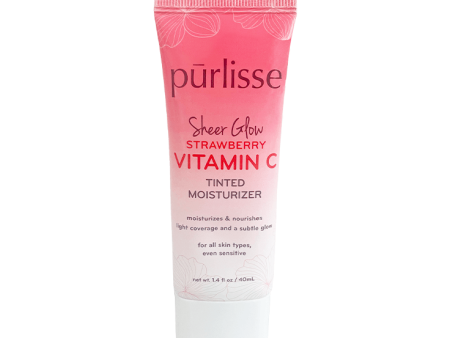 Sheer Glow Strawberry Vitamin C Tinted Moisturizer Supply