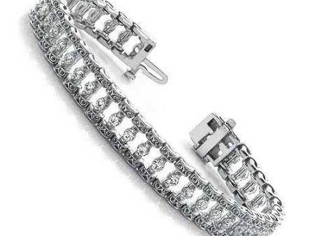 1.09-3.99 CT Round Cut Diamonds - Tennis Bracelet Supply