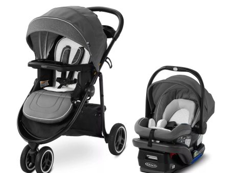 Modes 3 Lite Platinum Travel System - Wit Gray Online Sale