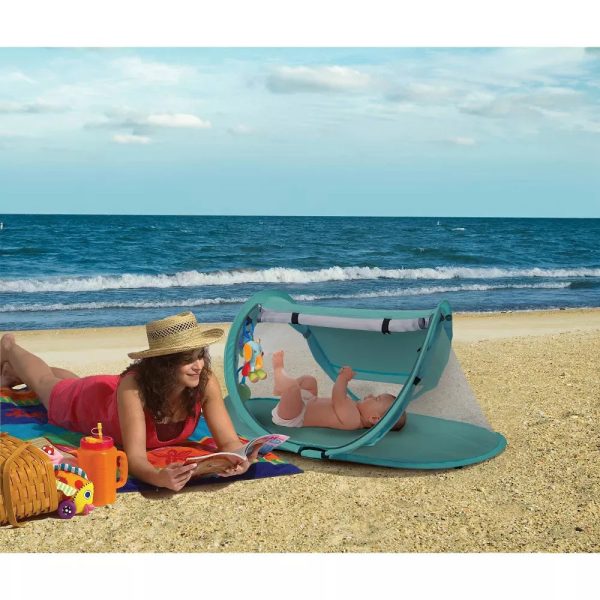 Portable Travel Bed-Peapod Prestige Playard - Seafoam Online