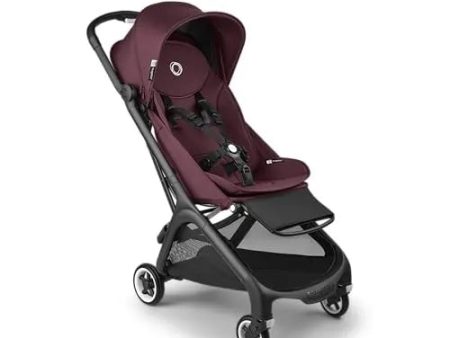 Butterfly 1 Second Fold Ultra Compact Stroller - Dark Cherry Fashion