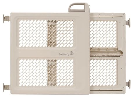 Lift Lock& Swing Dual Mode Gate - Taupe Fashion