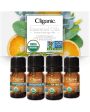 Organic Essential Oil 4 Pack Online Hot Sale