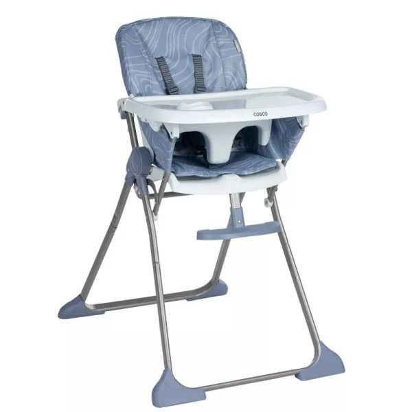 Simple Fold Adjustable High Chair - Organic Waves Cheap