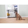 Easy Install Walk Through Baby Gate - Black Supply