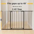 28.9-49  Baby Gate for Stairs, 30  Tall Extra Wide Gates Cheap