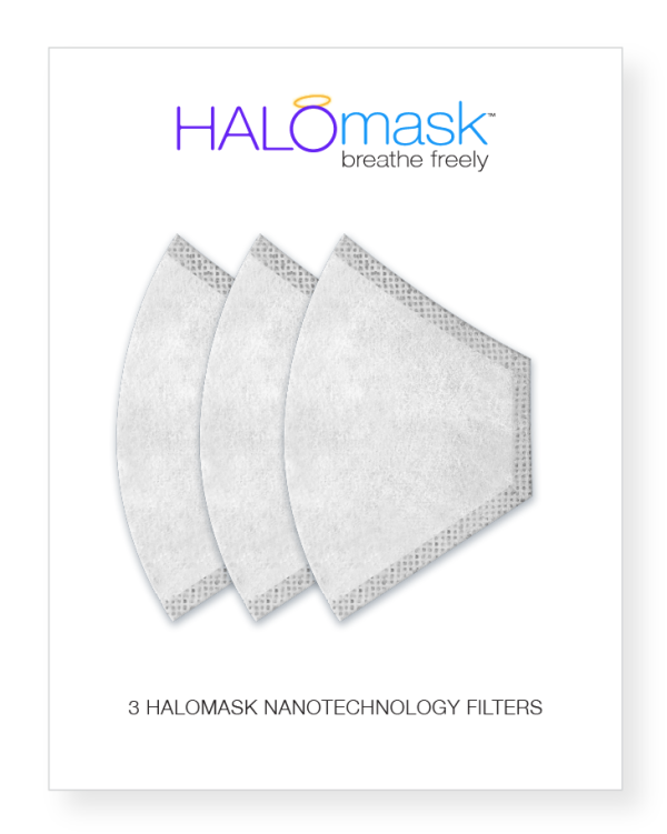 HaloMask Nanofiber Filter Replacements 3-Pack For Discount