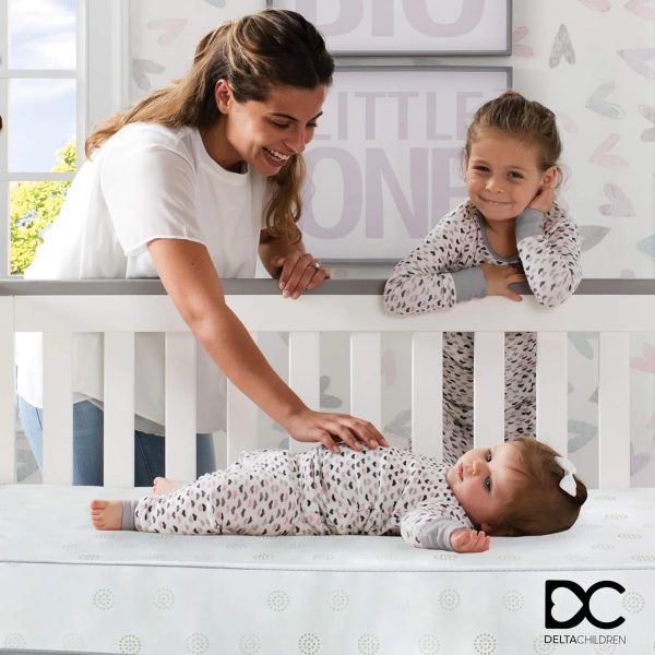 Twinkle Galaxy Dual Sided Premium Recycled Fiber Core Crib and Toddler Mattress For Cheap