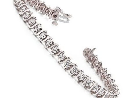 1.00-5.00 CT Round Cut Diamonds - Tennis Bracelet Fashion