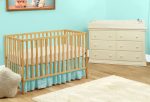 Suite Bebe Palmer 3-in-1 Convertible Island Crib - Natural Online Sale