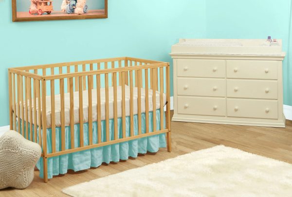 Suite Bebe Palmer 3-in-1 Convertible Island Crib - Natural Online Sale