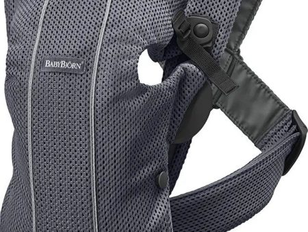 BabyBjorn Baby Carrier Mini - 3D Mesh - Anthracite (Slate Grey) Cheap