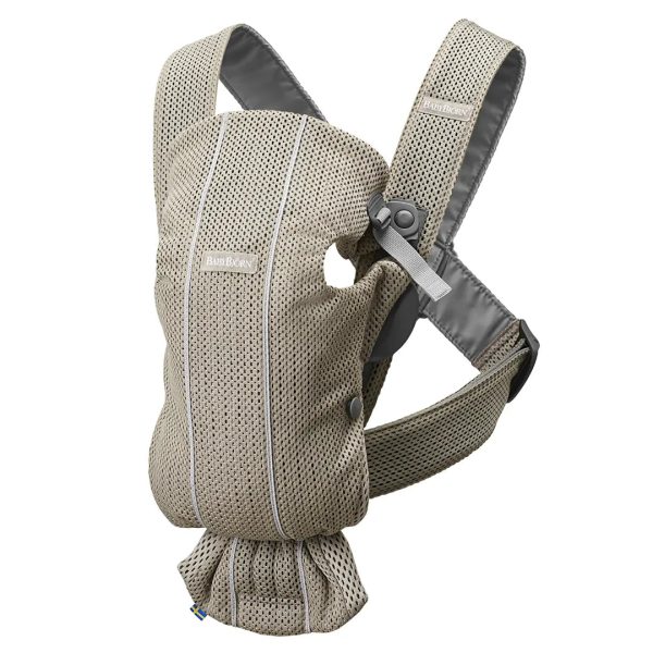 Baby Carrier Mini, Greige, 3D Mesh Online now