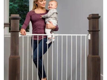 Top of Stair Metal Safety Gate - White on Sale