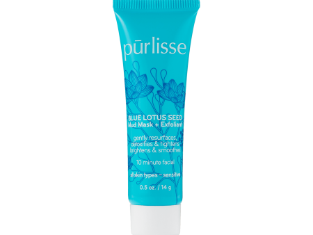 TRAVEL - Blue Lotus Seed Mud Mask + Exfoliant For Discount