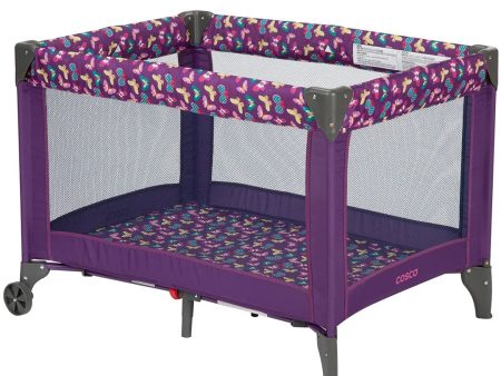 Funsport Portable Compact Baby Play Yard - Butterfly Twirl Hot on Sale